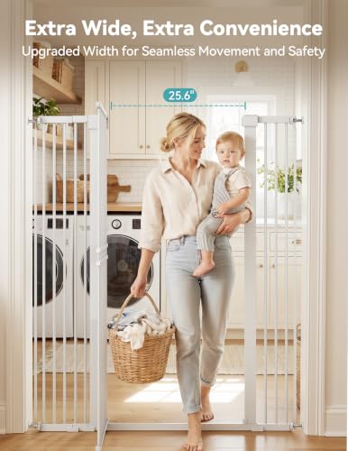 55" Extra Tall Pet Gate (White - S10 / 55" Tall, 31.5-48" Wide)