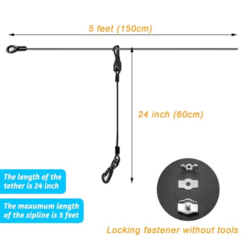 Dog Seat Belt (For 1 Dog / 5 FT)
