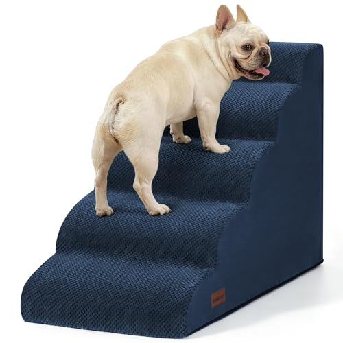 Dog Stairs for High Beds (Blue)
