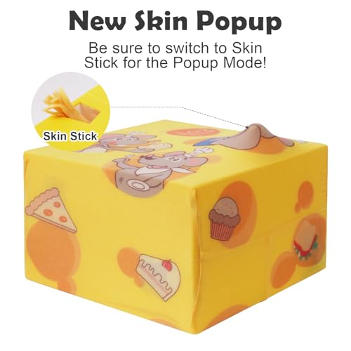 MigiBox Cat Toy with PopSkin (Yellow Plus / X Large)