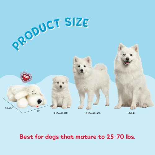 Snuggle Puppy Heartbeat Toy (Golden / 1 Count (Pack of 1))