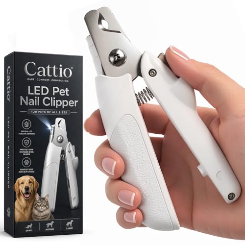 Professional Dog and Cat Nail Clipper (White‑LED Pet Nail Clipper)