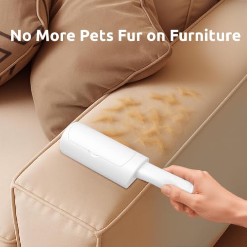 Mini Pet Hair Remover for Clothes (White-mini)