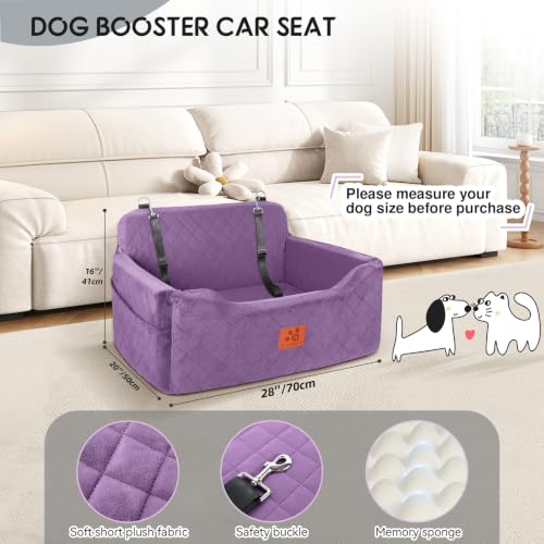 Dog Car Seat for Medium (Purple)