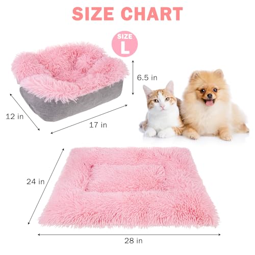 Self Warming Cat Bed (Pink / L: 24"x28")