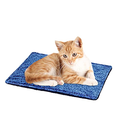 Self Warming Cat Bed (1 Pack - S - 22" * 15" / Blue)