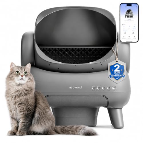 M1 Plus Automatic Cat Litter Box with 2 (Grey)