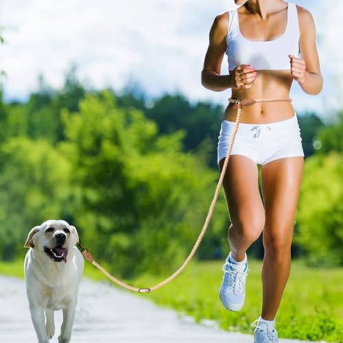 Hands Free Dog Leash (Light Brown / 7FT Hands Free)