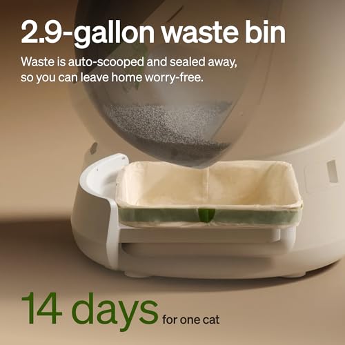 Automatic Litter Box with Accessories Kit (White / Self Cleaning Litter Box+ACC Kit)