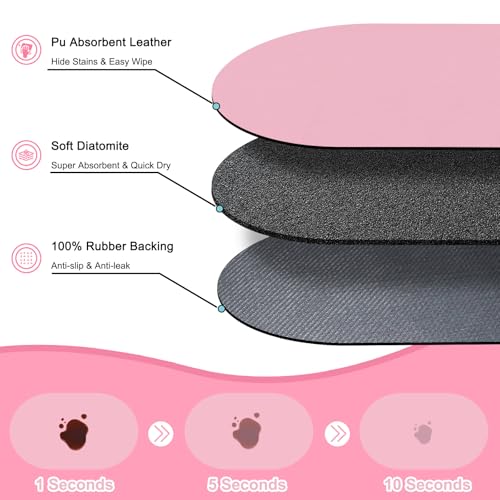 Cat Food Mat Small (20''x12'' / Pink)