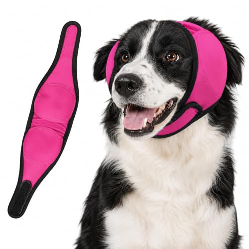Dog Ear Muffs for Noise Protection (Magenta / Large)