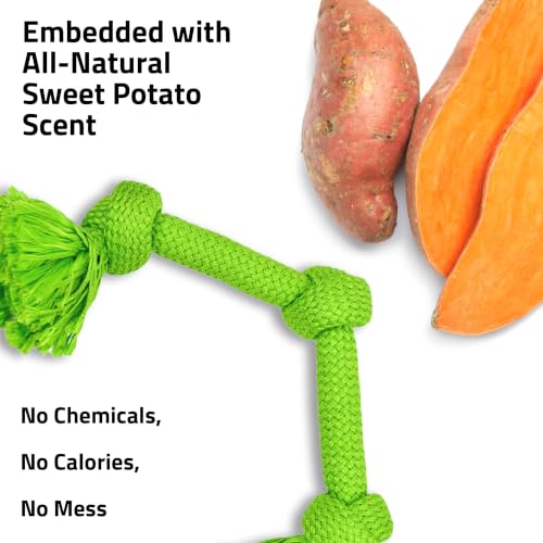 Tug Rope Dog Toys for Large Dogs (Jumbo / Sweet Potato)