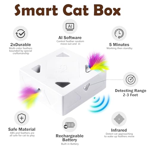 Interactive Cat Toy (White / Normal)