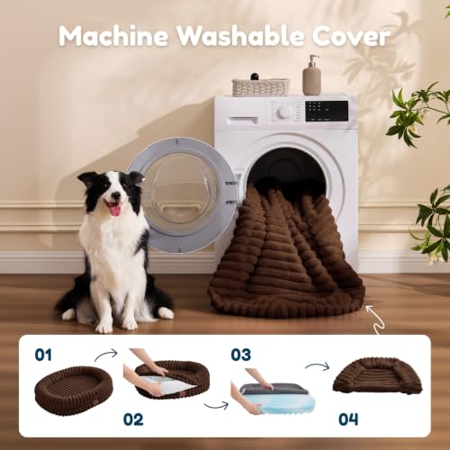 Orthopedic Dog Bed (Chocolate Brown / M(30*24*7))