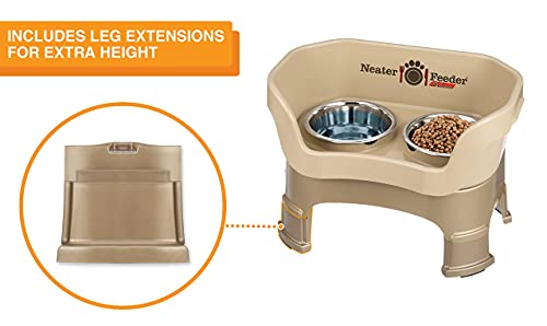 Neater Feeder Deluxe Mess (Medium + Standard Bowl / Cappuccino)