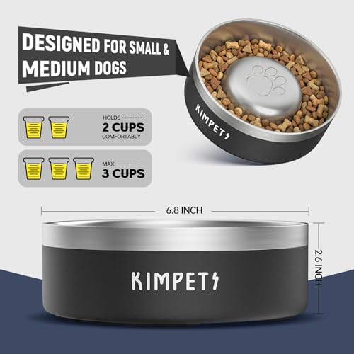 Dog Slow Feeder Bowls Food (Black)