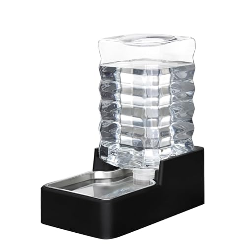 8L Dog Water Dispenser (Black without Filter / 8L)
