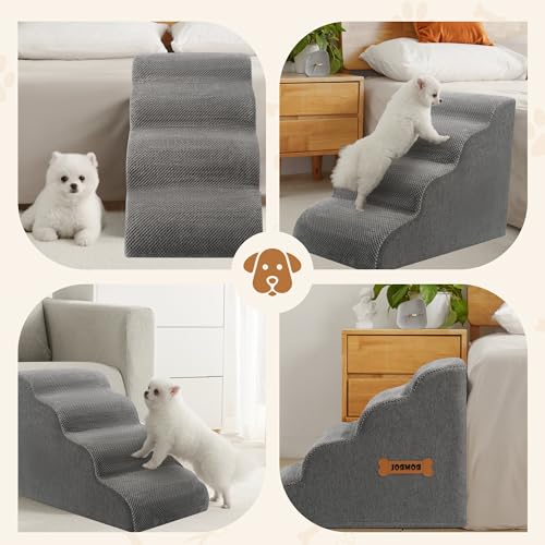 Dog Stairs Romrol Dog Steps Ramp for High Bed and Couch