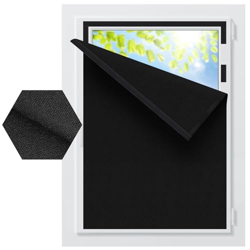 Blackout Window Cover (Black / 57"W x 79"L (Pack of 1))