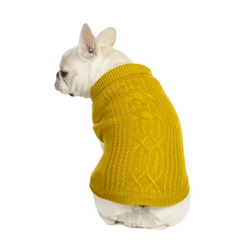 Cat Sweater Stretchy (Dark Yellow / XL)