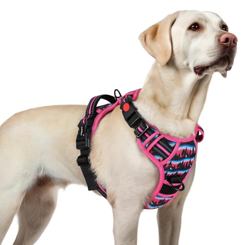 Dog Harness for Large (Large / Mountain Rose)