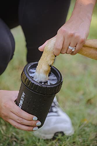 Medium Dog Paw Cleaner (Matte Black / Medium)