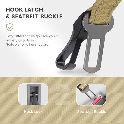 Dog Seat Belt 3 (Green)