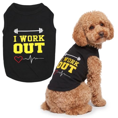 Dog Shirt 100% Cotton Shirts for Large Dogs (L(12-18lbs))
