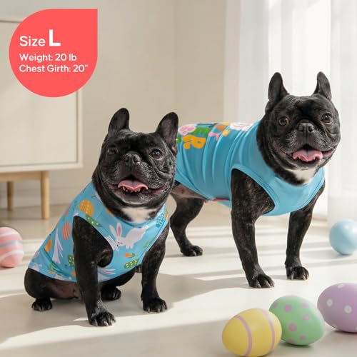 2Pack Easter Dog Shirt (X-Large (18-24lbs) / 8# Easter)