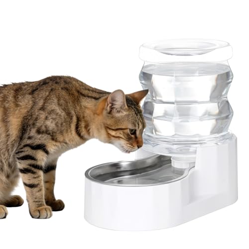 4L Gravity Cat Water Dispenser (4L, without Filter / White)