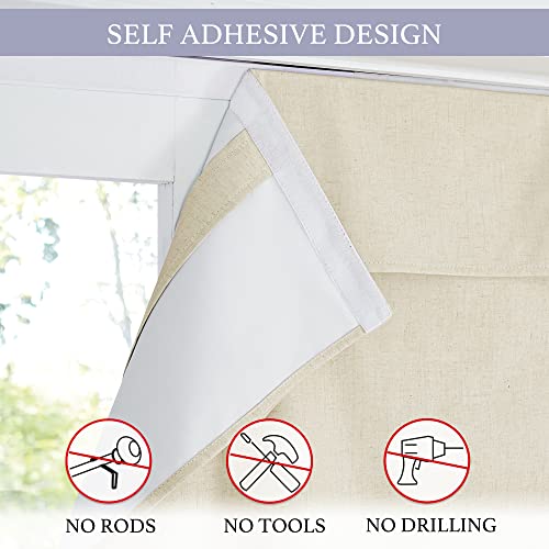 Classroom Door Window Cover (Beige / 12"W x 40"L (Pack of 1))