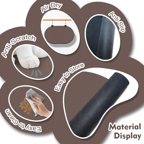Pet Feeding Mat (20''x12'' / Brown)