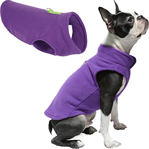 Fleece Vest Dog Sweater (Lavender / X-Large (Around 23-lb))