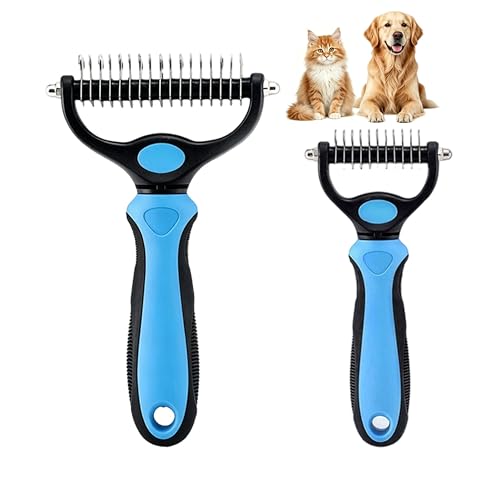 Dematting Comb for Dogs and Cats (Blue M+L)