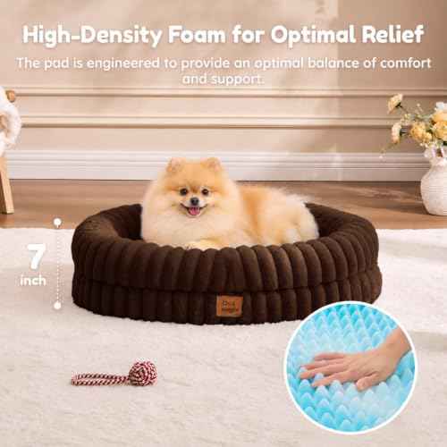 Orthopedic Dog Bed (Chocolate Brown / M(30*24*7))