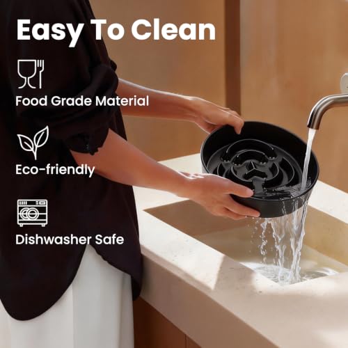 Ceramic Slow Feeder Dog Bowls 0.6 Cups for Small Fast Eaters (Black / S - 0.6 Cups)
