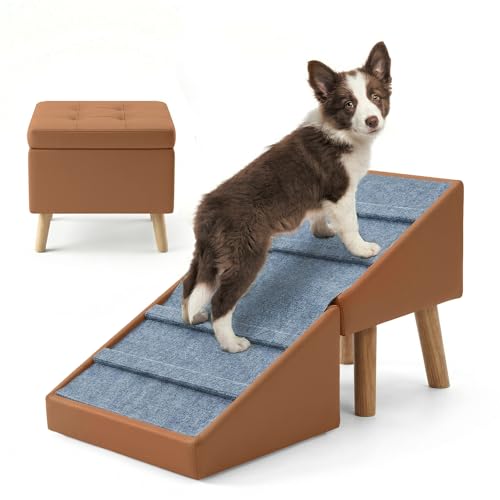 15.7" H Dog Ramp for Couch (Camel)