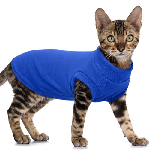 Hairless Cat Clothes (Large / Dark Blue)