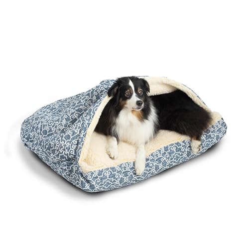 Rectangle Cozy Cave Dog Bed (Ramey Oxford / Small)