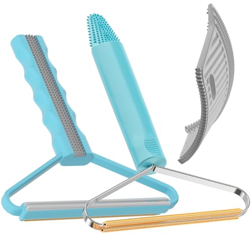 Pet Hair Remover (Sky Blue With Gray)