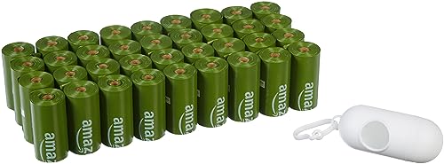 Premium Leak Proof Dog Poop Bags with Dispenser and Leash Clip (540 Bags)
