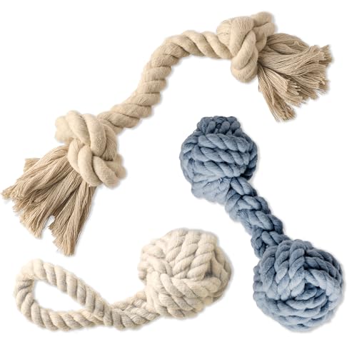 Brady The Rope Tug Toy 3 (Sandy Chic / One Size)