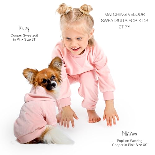 Cooper II Dog Hoodie (Pink / X-Large (55-80 lbs))