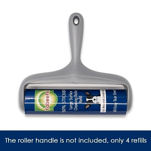 8 inch Large Surface Roller Refill for Scotch (4 pack / 60 Sheets Per Roll)