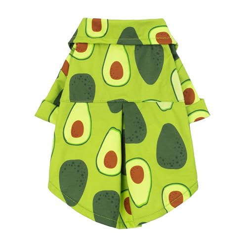 Avocado Hawaiian Dog Shirt (Medium / Avocado)