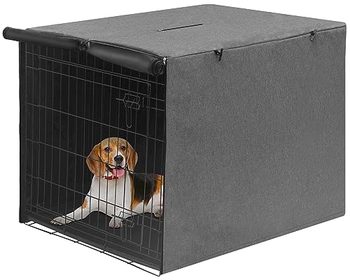 42 inches Dog Crate Cover (42.0"L x 28.0"W x 30.0"H / Grey)