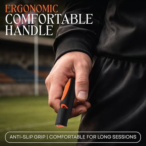 Alpha 210.5 Dog Training Whistle with Enhanced Ergonomic Grip. BPA (Black on Day glow Orange)