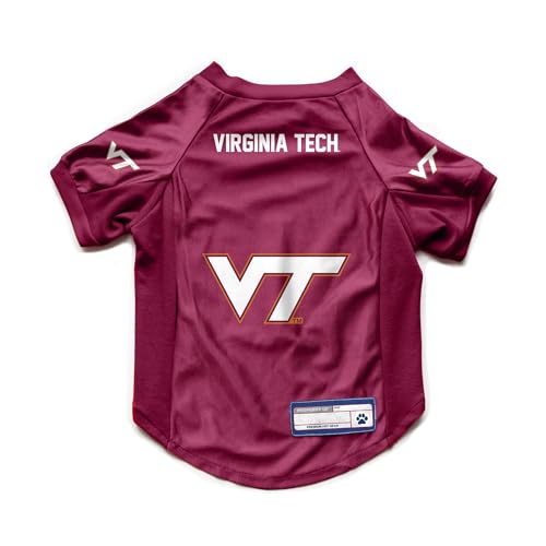 NCAA Virginia Tech Hokies Stretch Pet Jersey (Virginia Tech Hokies / Medium)