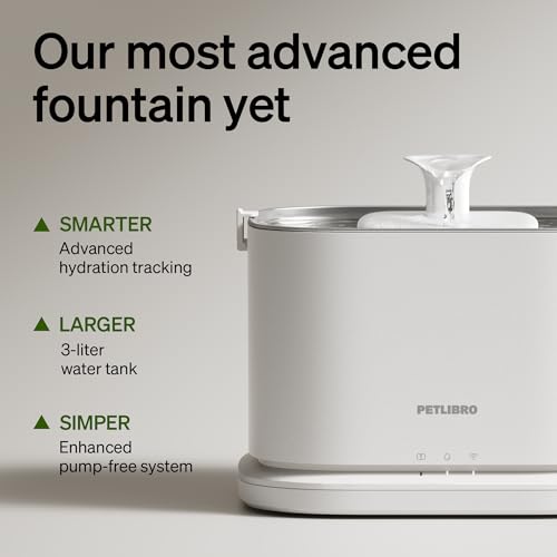 Upgrade Cat Water Fountain Stainless Steel Tray (White / Fountain)