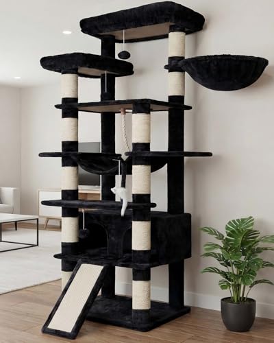 Tall Cat Tree 78 (Smoky Gray / 70 inch)